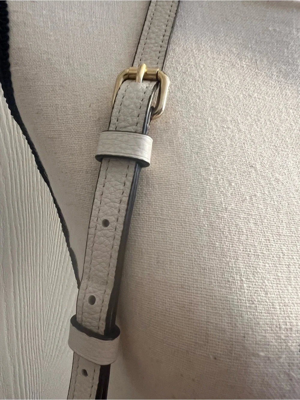 Coach Chaise Pebbled Leather Crossbody Bag with gold hardware